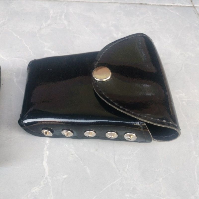 tempat borgol hitam/tas borgol satpam/borgol/satpam