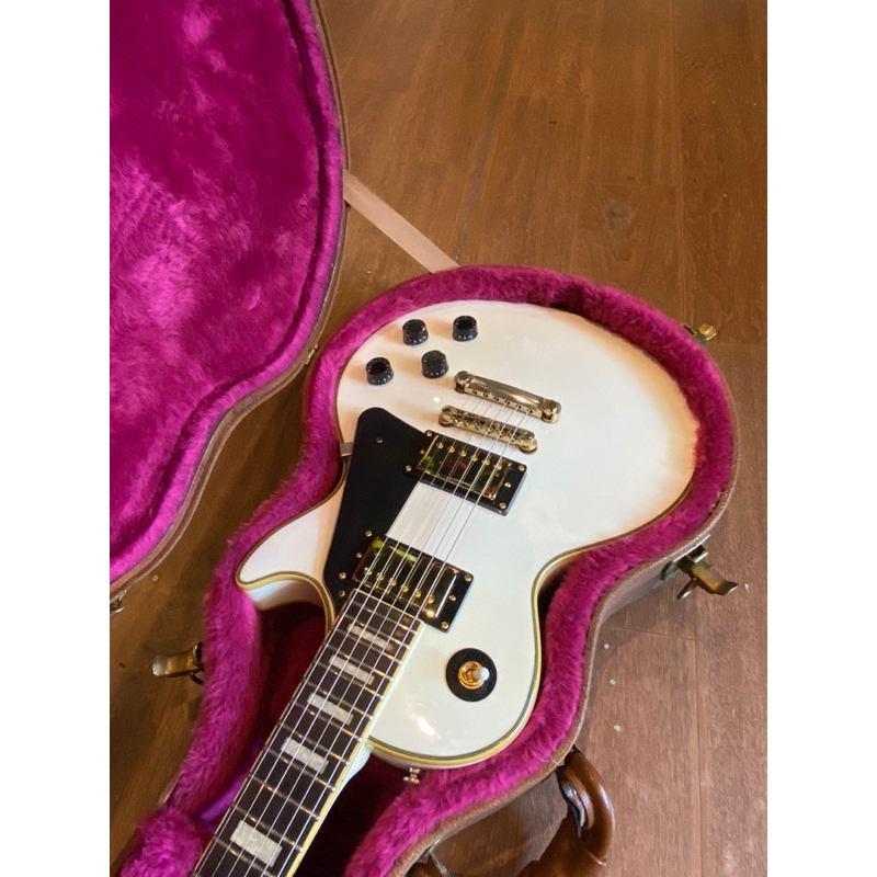 Epiphone Les Paul Custom Series Alpine White original bukan kw atau gitar copy