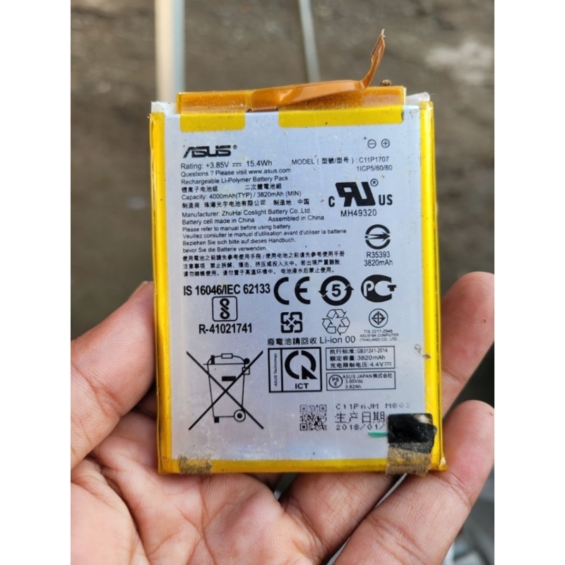 baterai asus zenfone max m1 C11P1707 ori copotan normal bergaransi