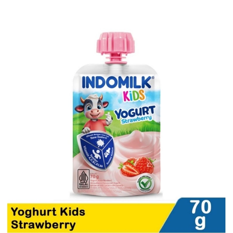 

Indomilk Kids Yogurt Strawberry70G