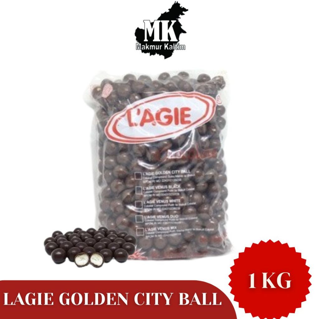 

Lagie Cokelat Biskuit Golden City Ball 1 Kg