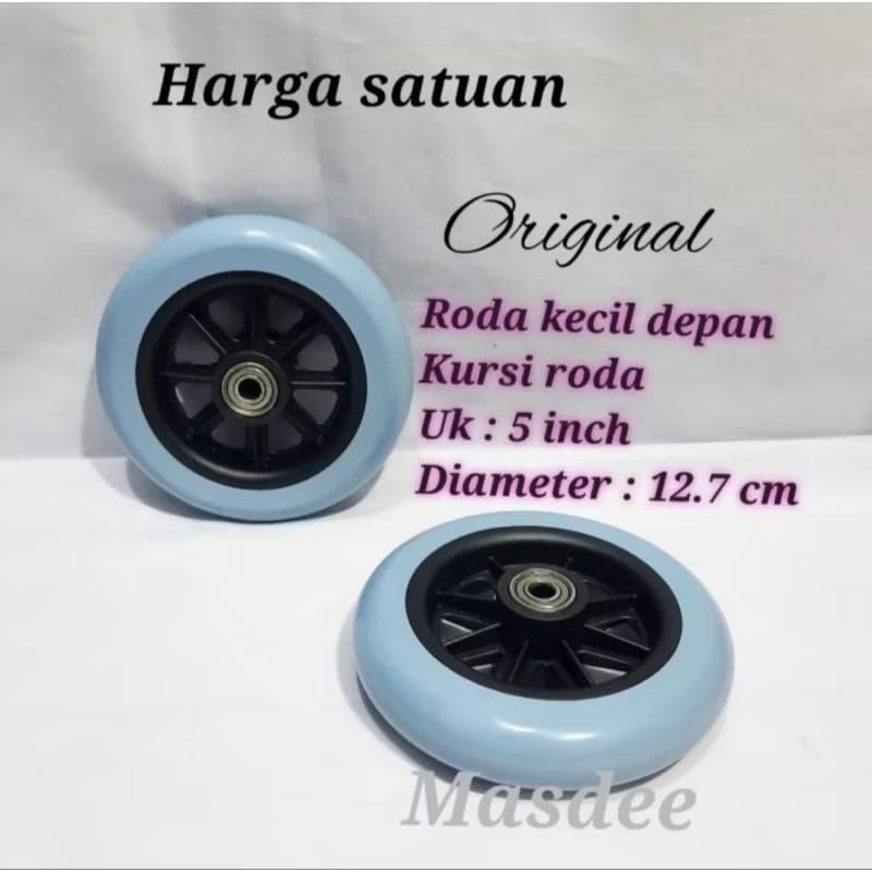 ban depan kursi roda 5 inch ban depan kursi roda travel
