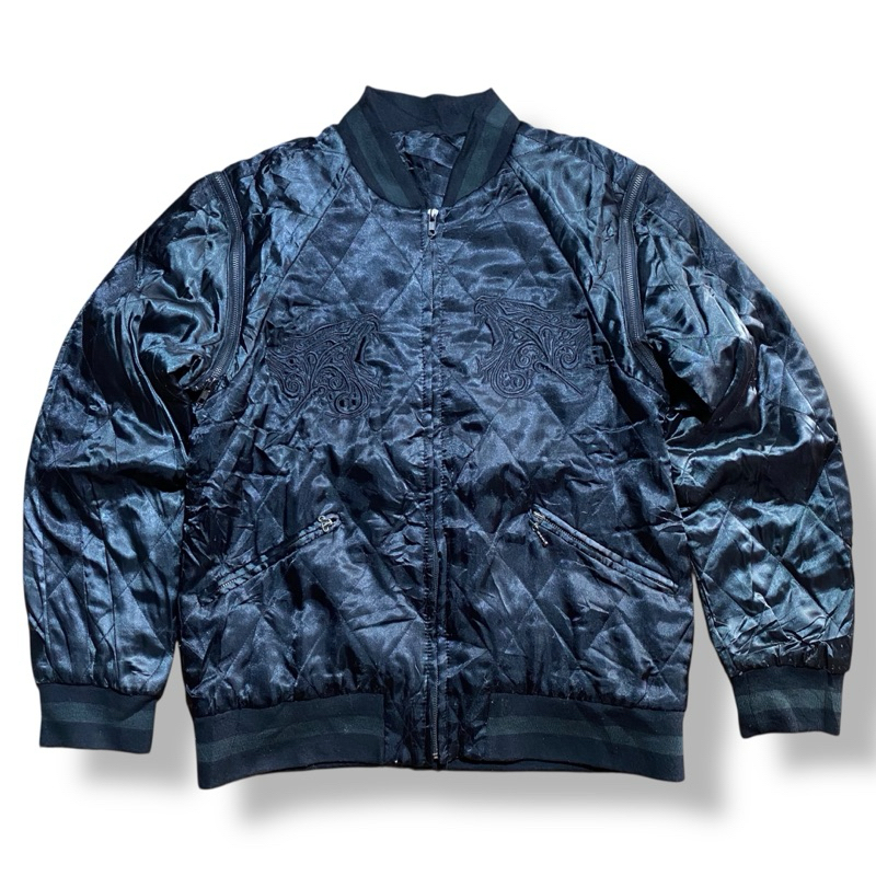 Number (N)ine Embriodered Detachable Tiger Sukajan Jacket Autumn Winter 2004