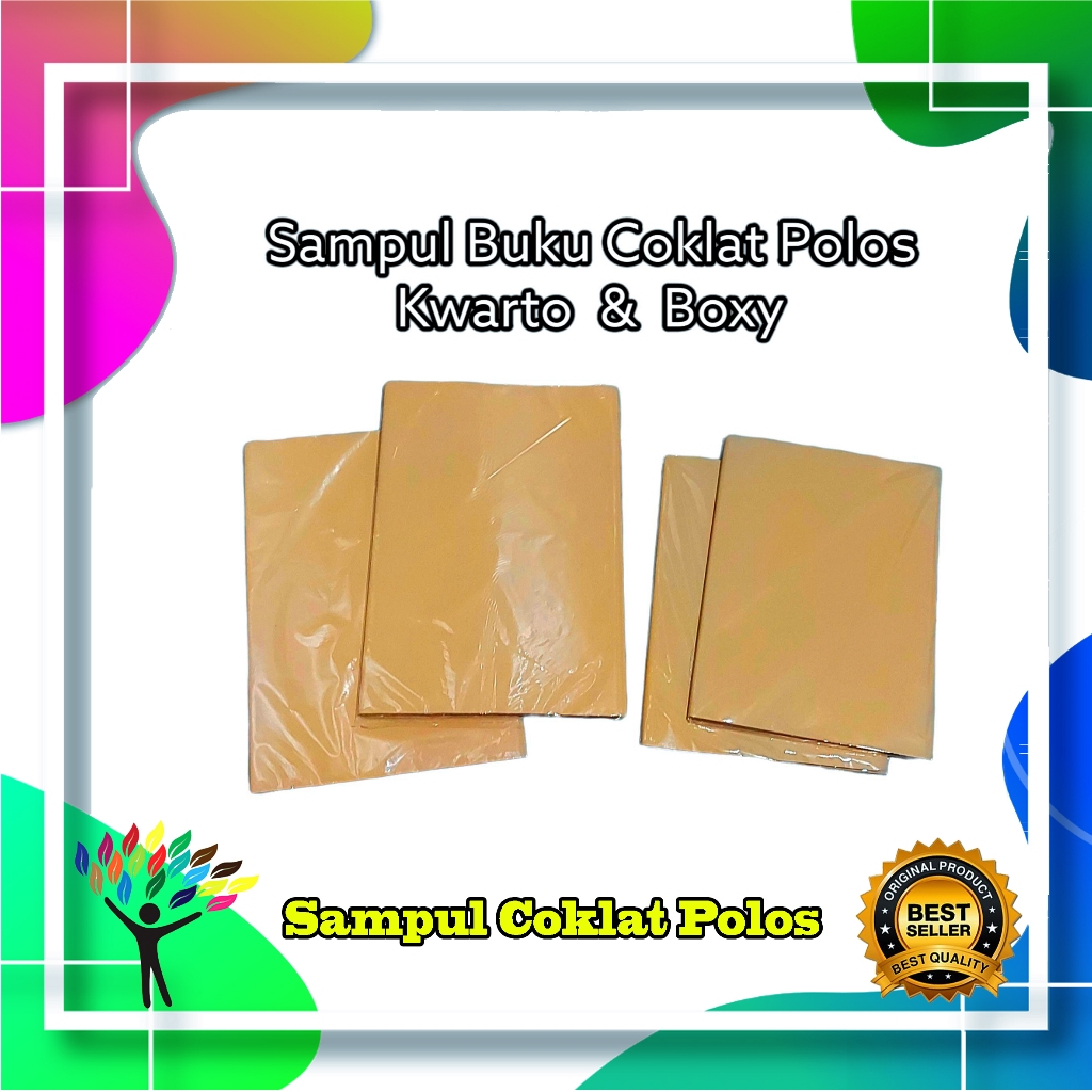 

Sampul Buku Kertas Tebal Boxy & Kwarto isi 10 Lembar