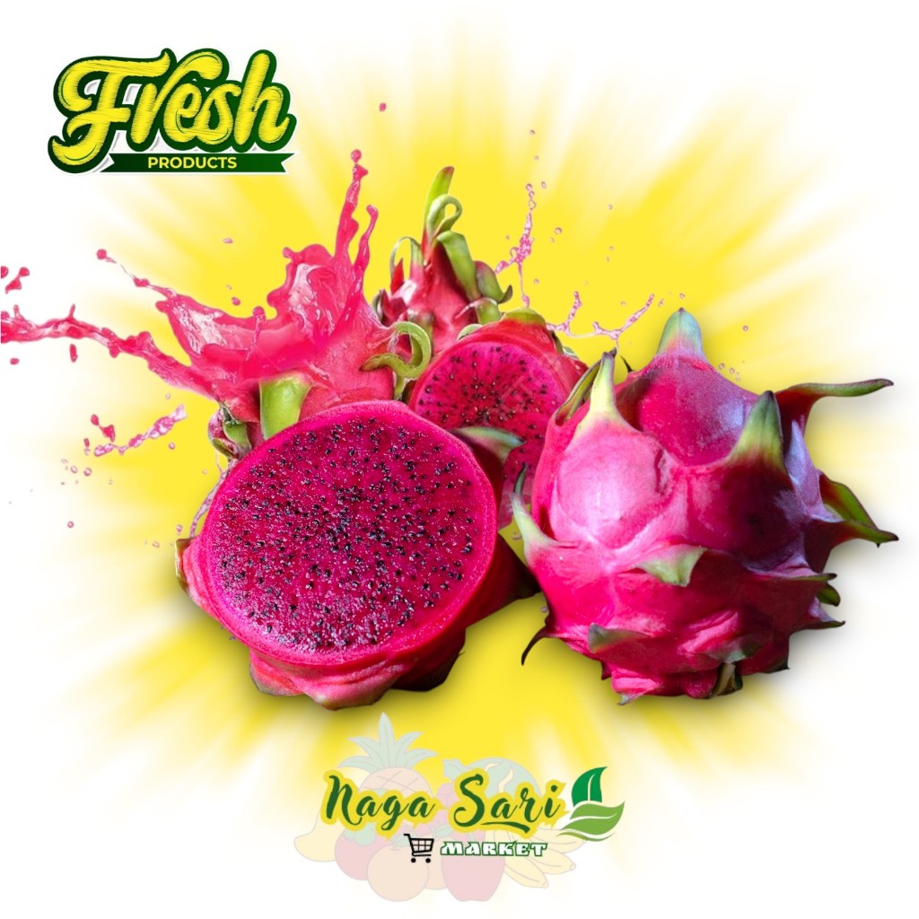 

Buah Naga Merah Premium | Naga Sari Market - Segar dan Manis