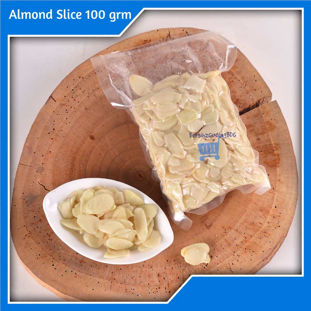 

Almond Slice Raw 100 gr / Almond Iris Mentah