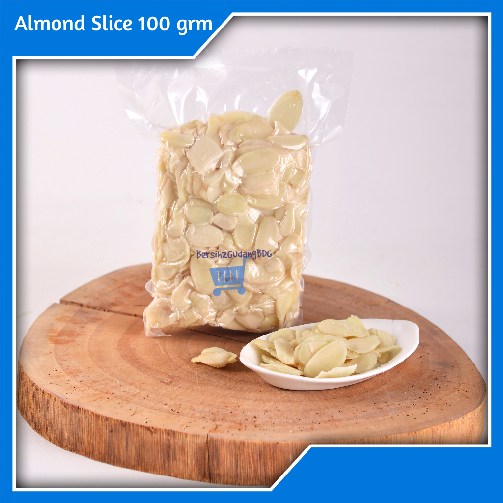 

Almond Slice Raw 100 gr / Almond Iris Mentah
