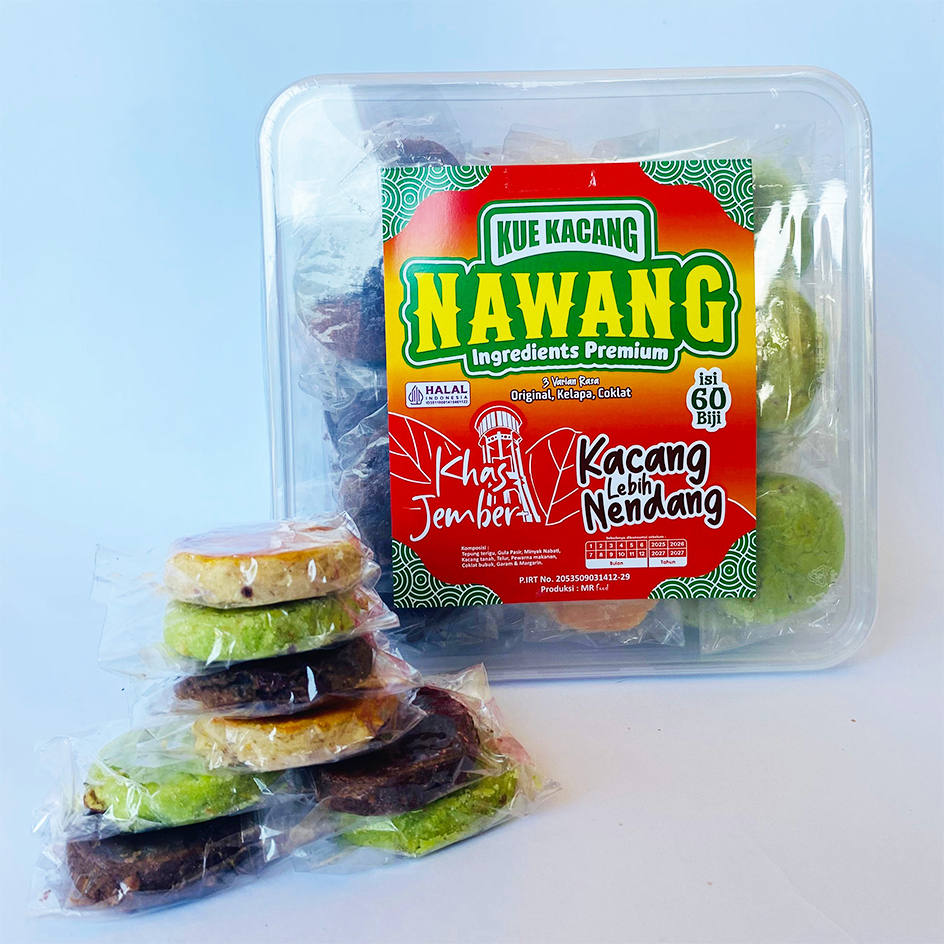 

Kue Kacang Nawang 60 Biji Campur Khas Jember