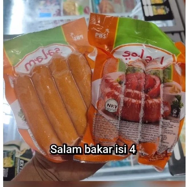 

sosis bakar salam mini/salam sosis bakar isi 4