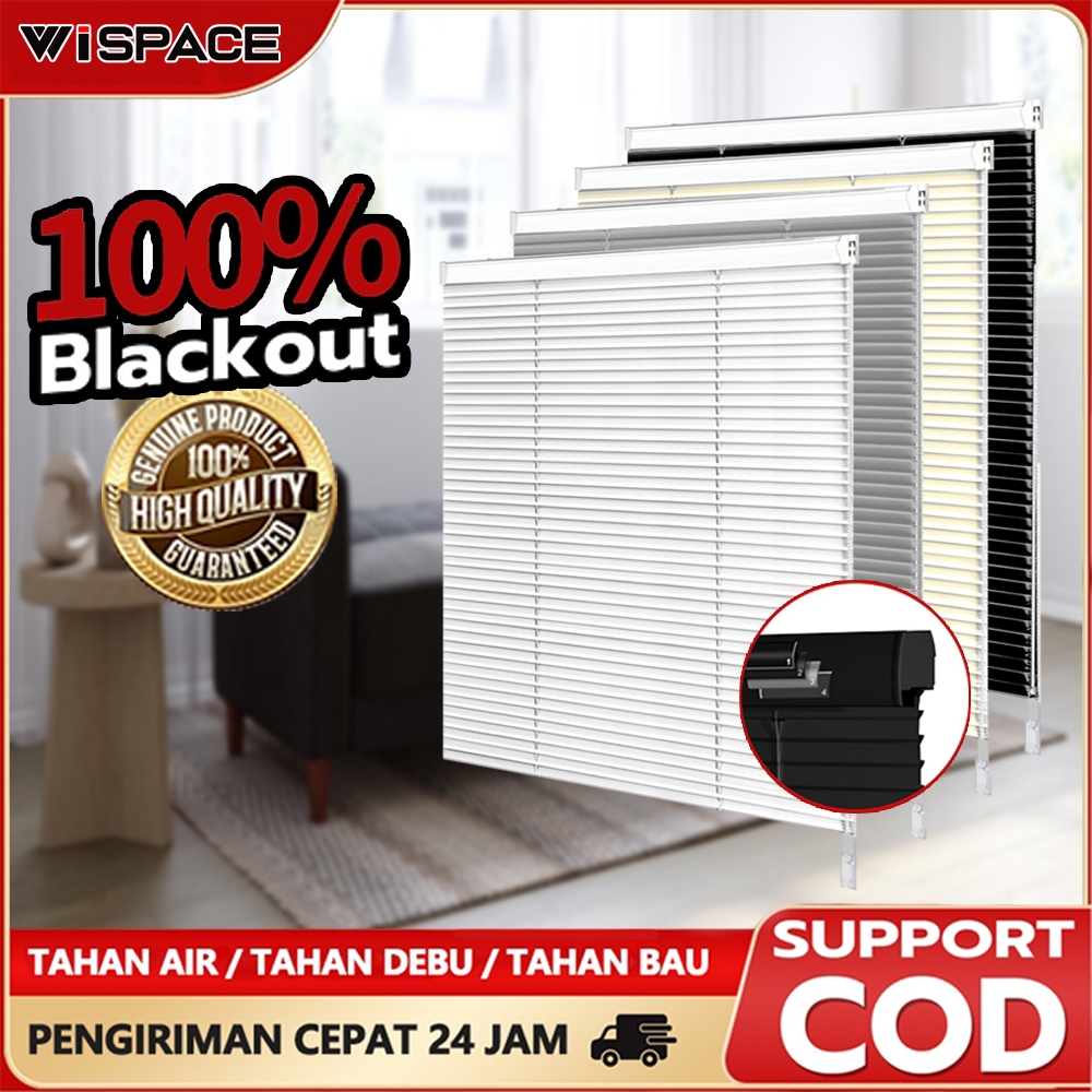 【Free Aksesoris】Venetian Blind Alumunium Custom Ukuran Venetian Blind Horizontal Blind Aestethic Tir
