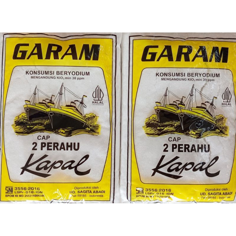 

Garam Beryodium Dua Perahu/Kapal 500Gr