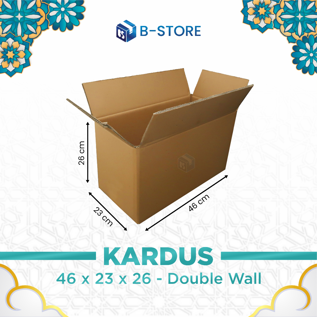 

B-STORE Kardus / Karton Box (46x23x26) Double Wall / Premium