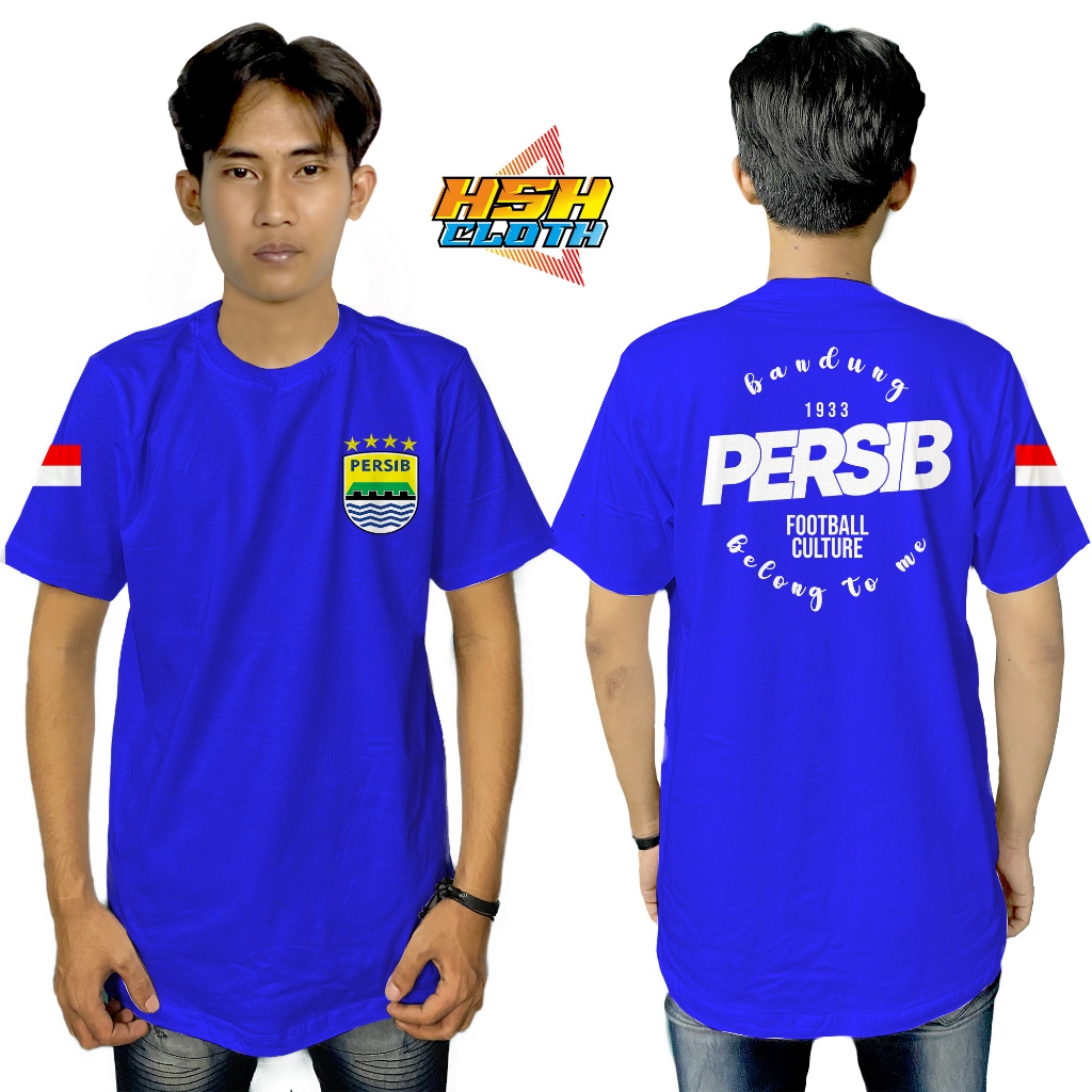 Baju Kaos Distro Persib Bandung Belong To me Juara Kita Bisa Custom - HSHCloth