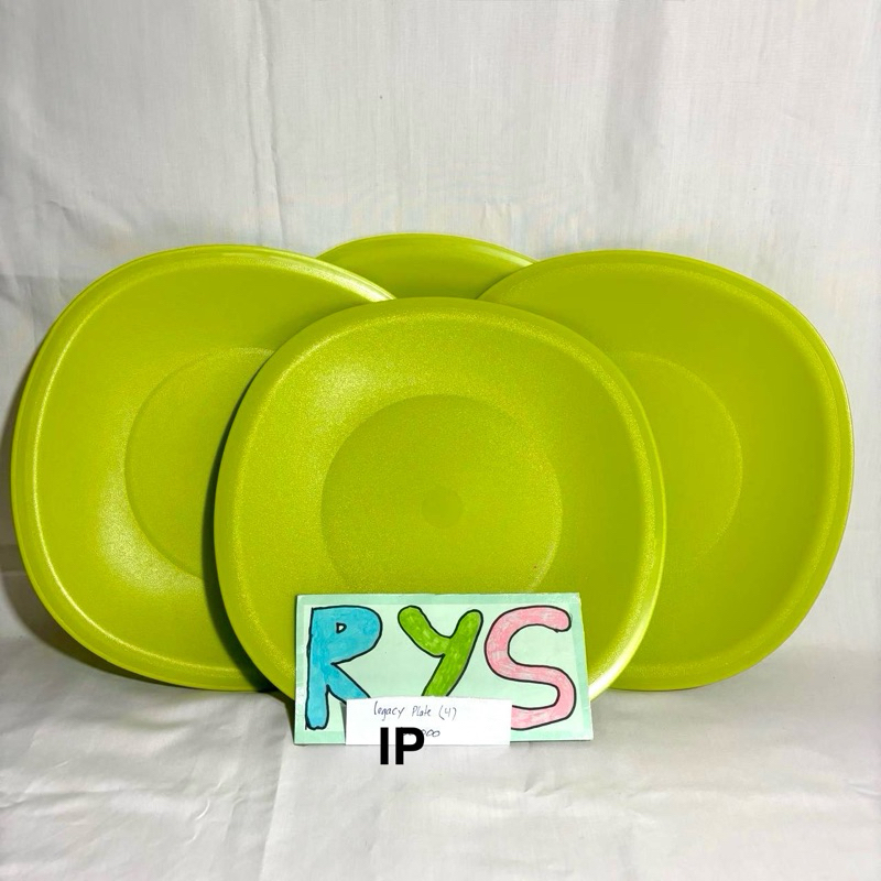 TUPPERWARE LEGACY PLATE ISI 4 PIRING