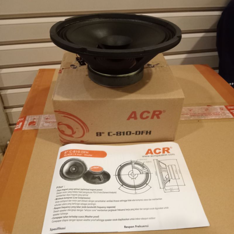 SPEAKER ACR 8 INCH FULL RANGE ACR C-810 DFH