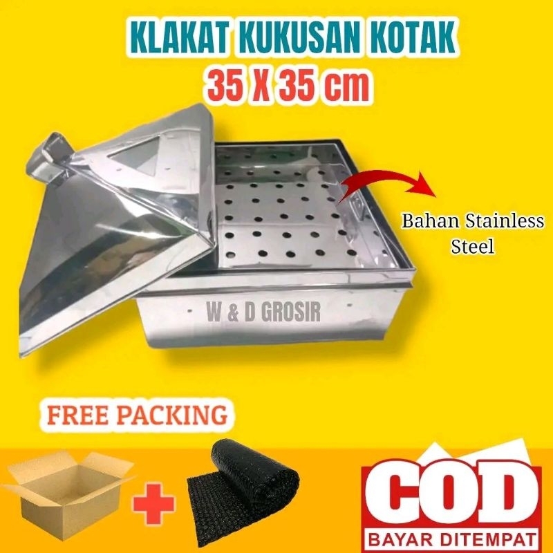 Klakat Kukusan 35x35 cm -  Panci Kukus - Kukusan Serbaguna Panci Kukus Serbaguna - Dandang Kukusan