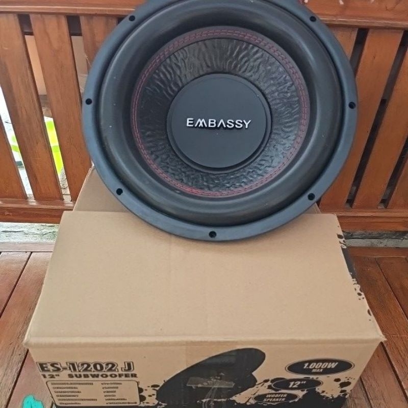 subwoofer embassy 1202j