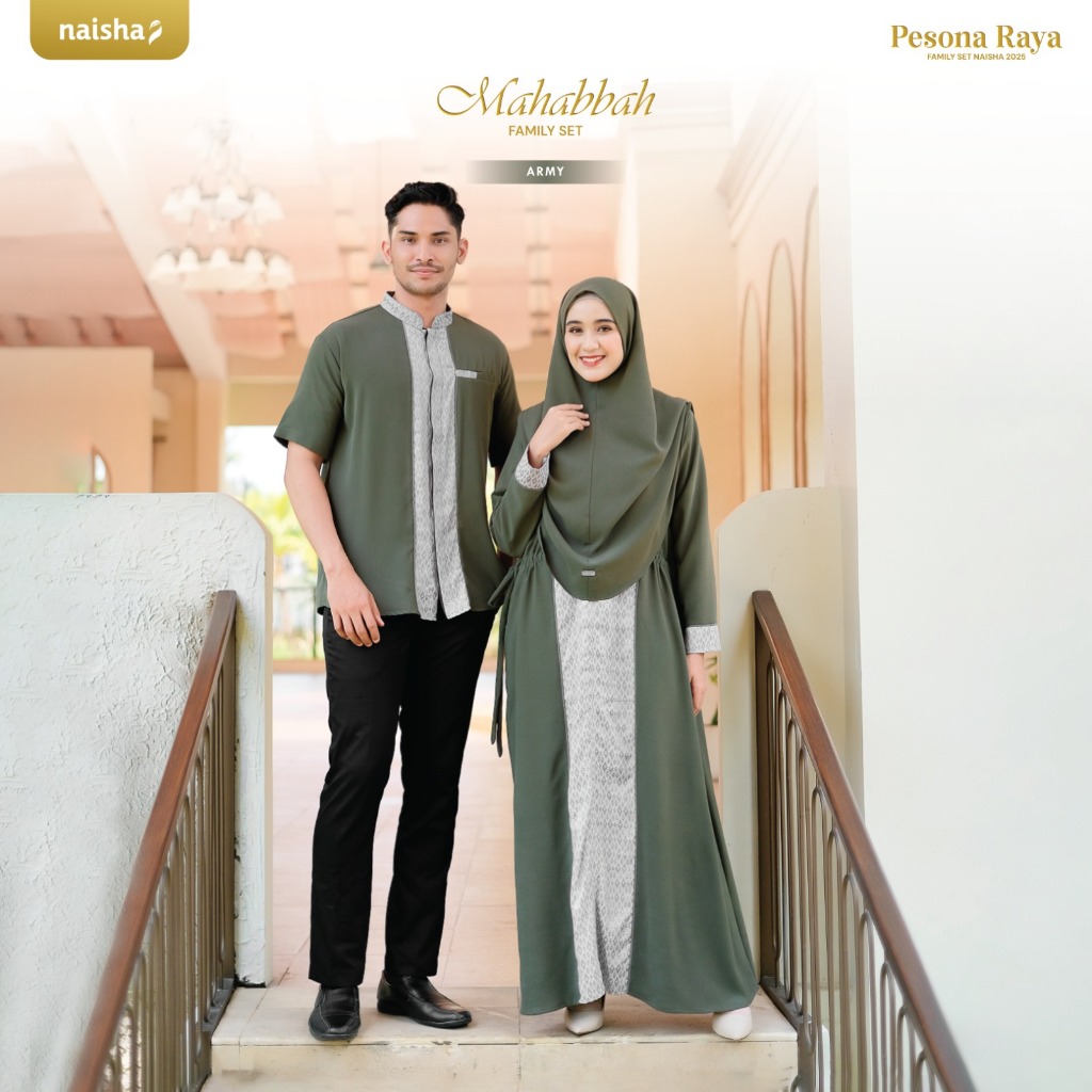 Naisha Official - Couple set | Couple Pasangan | Mahabbah Asmarandana Jinan All Variant | Couple Set