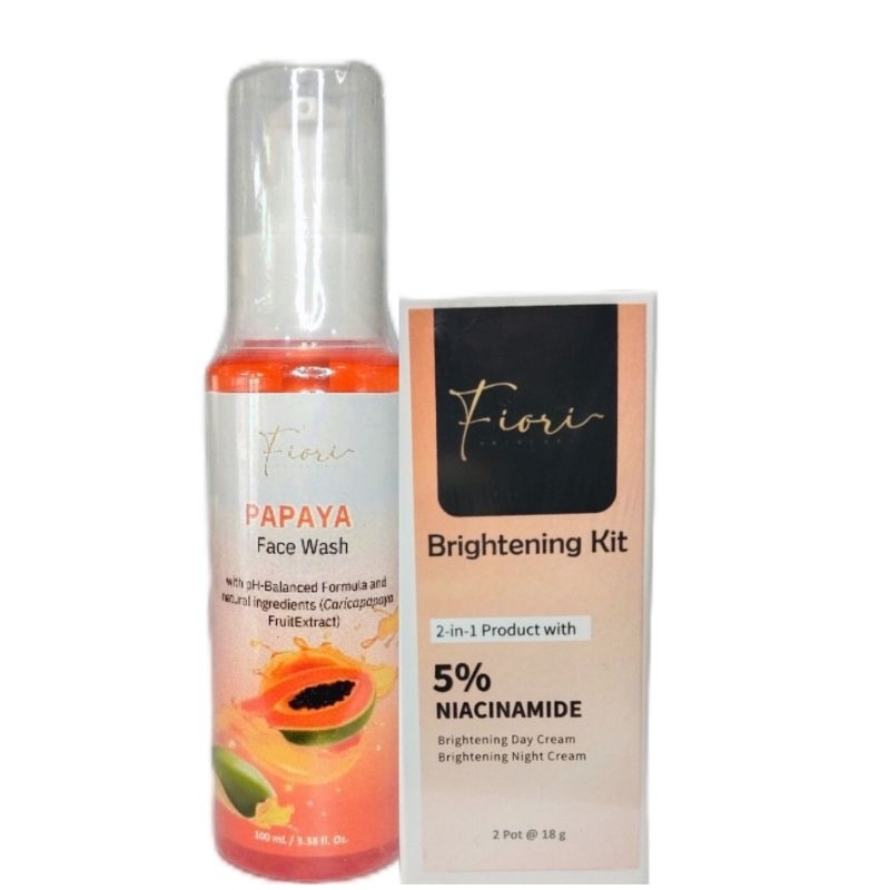 FIORI DAY NIGHT CREAM + FACE WASH PAPAYA