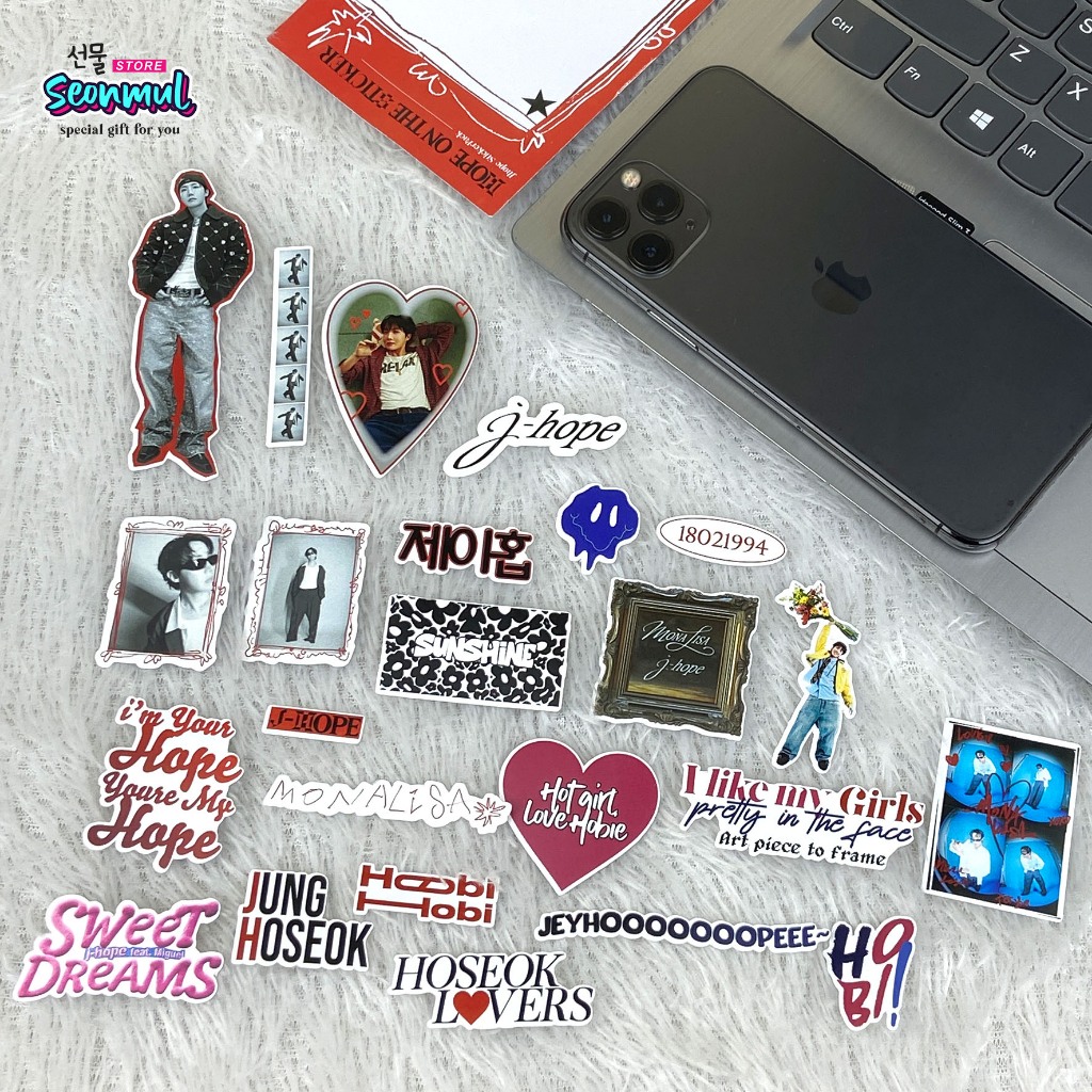 

STICKER 'JHOPE ON THE STICKER'/ STIKER KPOP / Sticker Die Cut / Sticker Deco Kpop JHOPE BTS