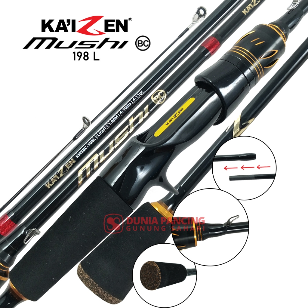 Joran Baitcasting Kaizen Mushi BC 180L | 180ML | 180M 14LB | 180M 17LB | 198L | CASTING KAIZEN