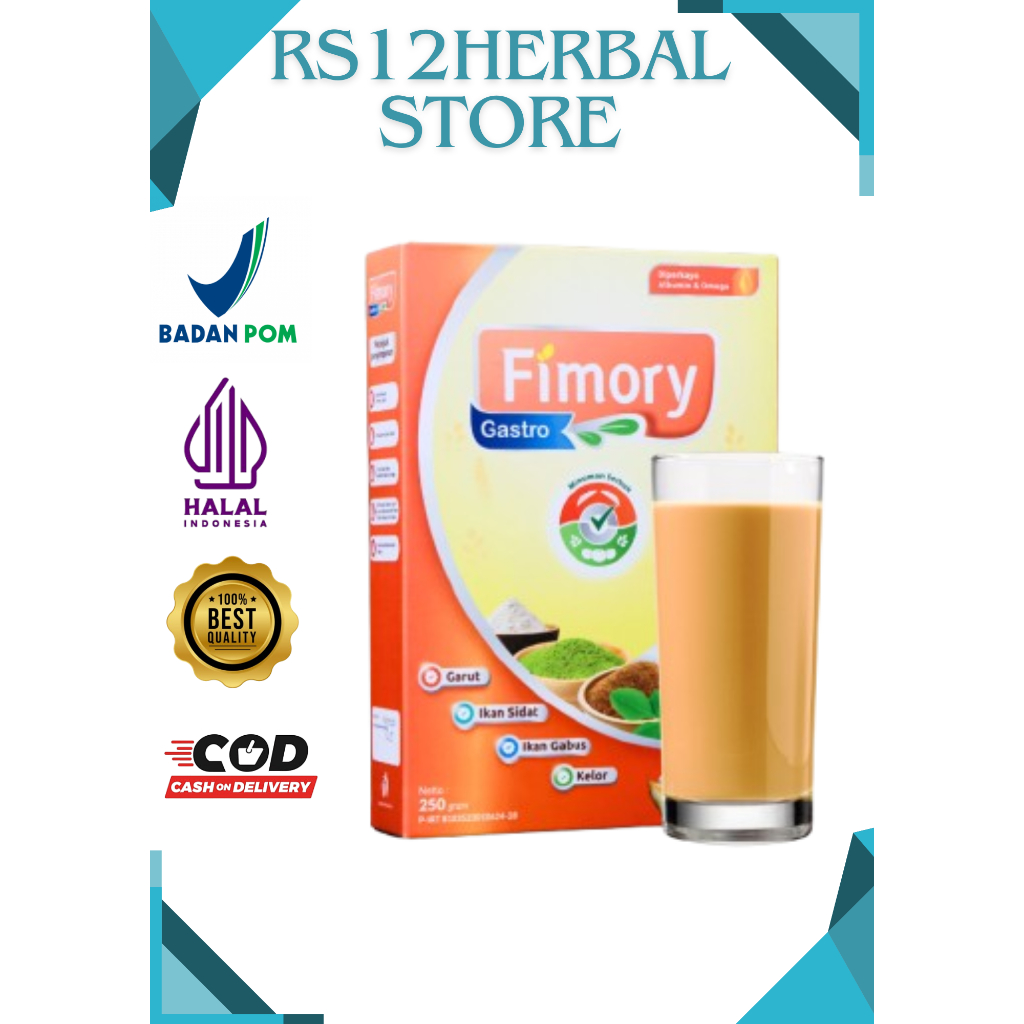 

Fimory Gastro 250 g - Sari Umbi Garut Ampuh Atasi Asam Lambung Akut - Halal & BPOM