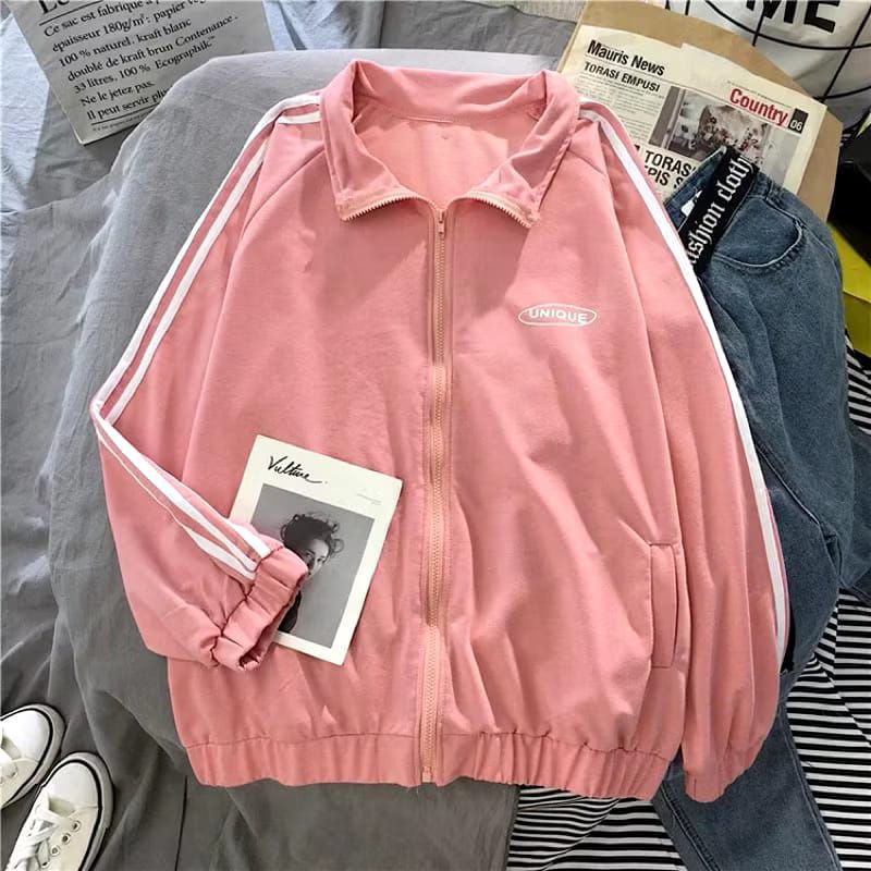 JAKET WANITA  JAKET ZIPPER KOREAN STYLE