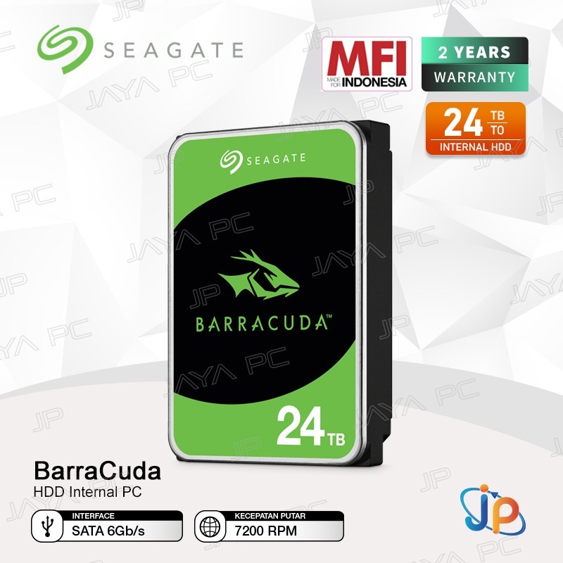 Seagate PC Barracuda 24TB 3.5" HDD/ HD/ Hardisk/ Harddisk Internal