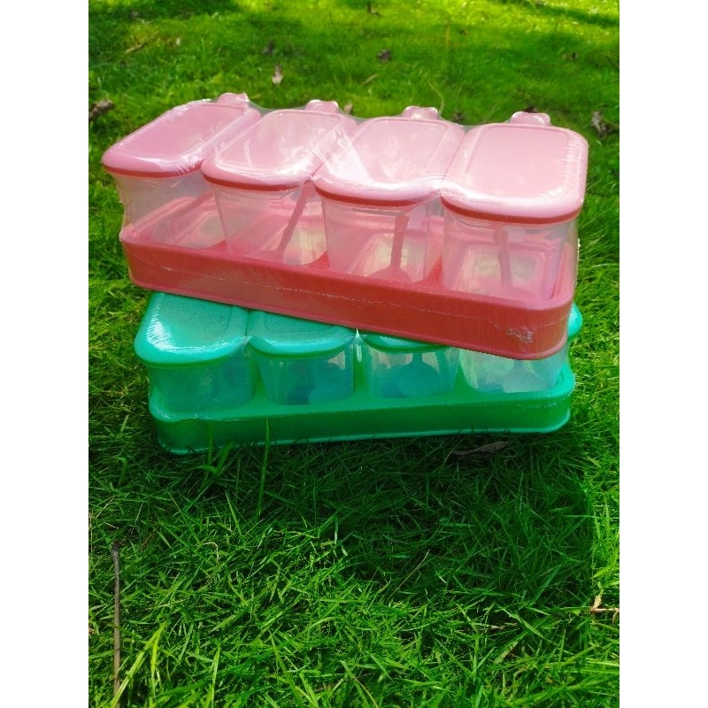 TEMPAT BUMBU 4 KOTAK KITCHEN SET LEZATO