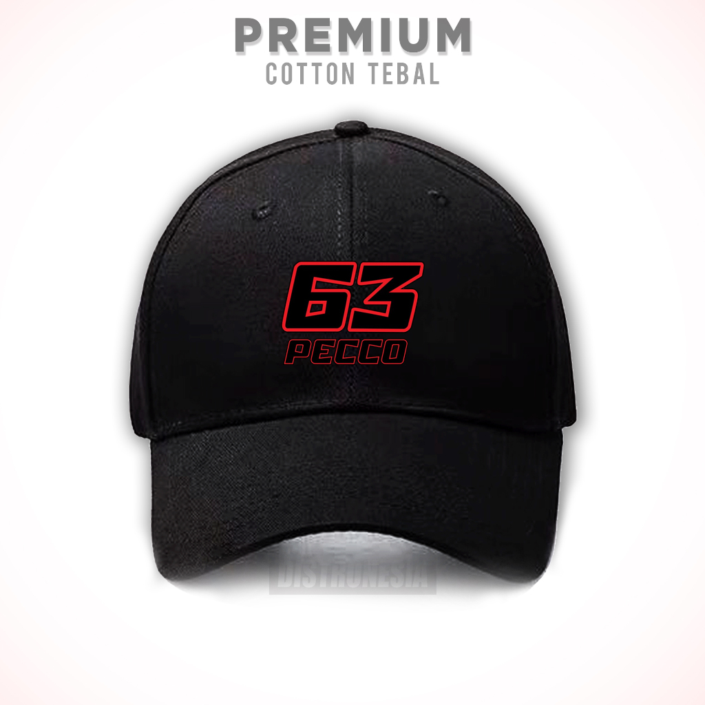 Topi 63 Pecco Ducati Moto Gp Premium Cotton