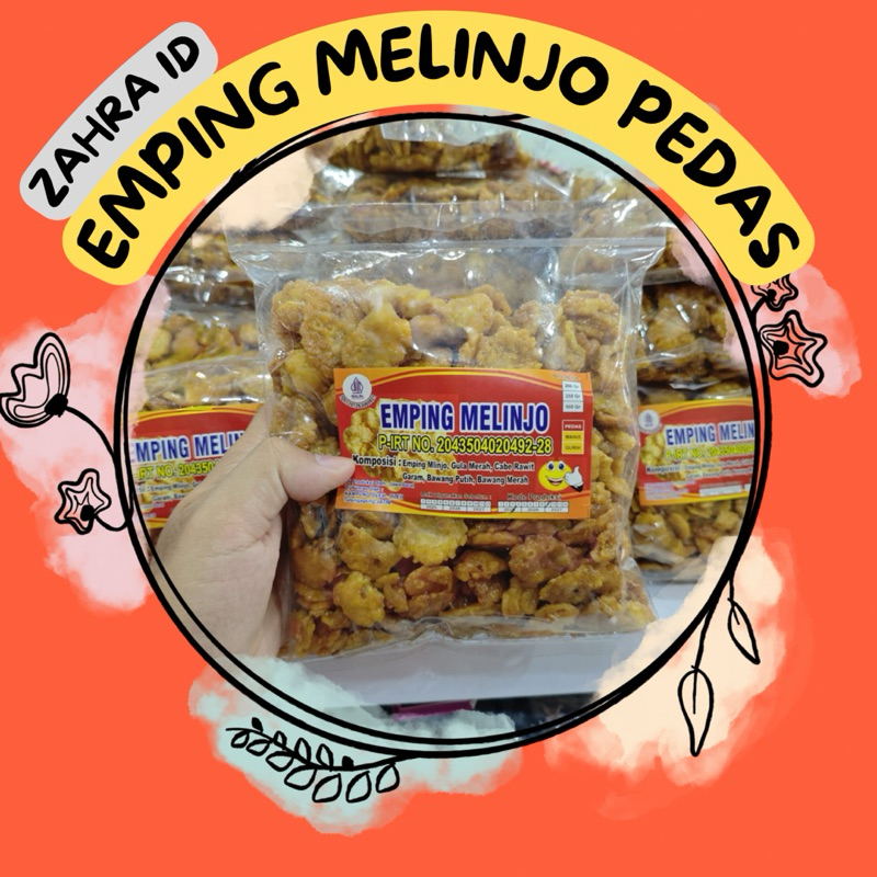 

500GR EMPING MELINJO PEDAS - KAMPUNG OLEH-OLEH TULUNGAGUNG
