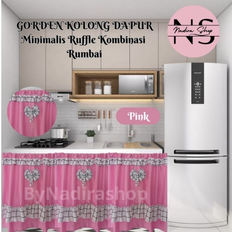 GORDEN KOLONG DAPUR KOTAK RUFFLE