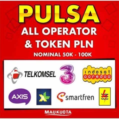 LEBIH CEPAT DAN ANTI RIBET - ISI PULSA ALL OPERATOR DAN TOKEN LISTRIK
