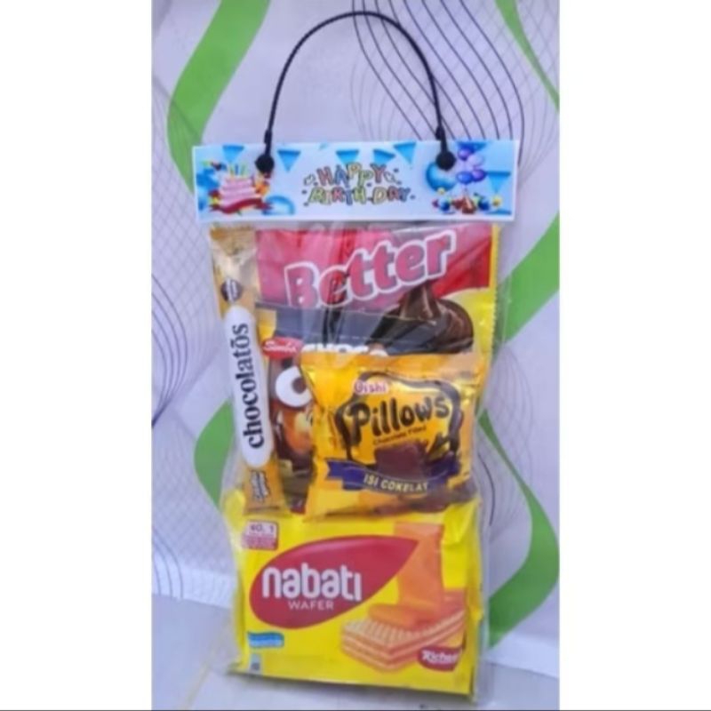

(perpcs) Plastik Tas Snack Ulang Tahun