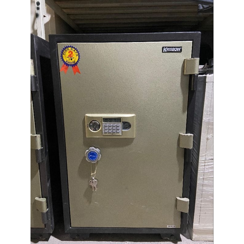 Second Brankas krisbow type KW20-95 digital 1 meter brankas digital tahan api rekondisi