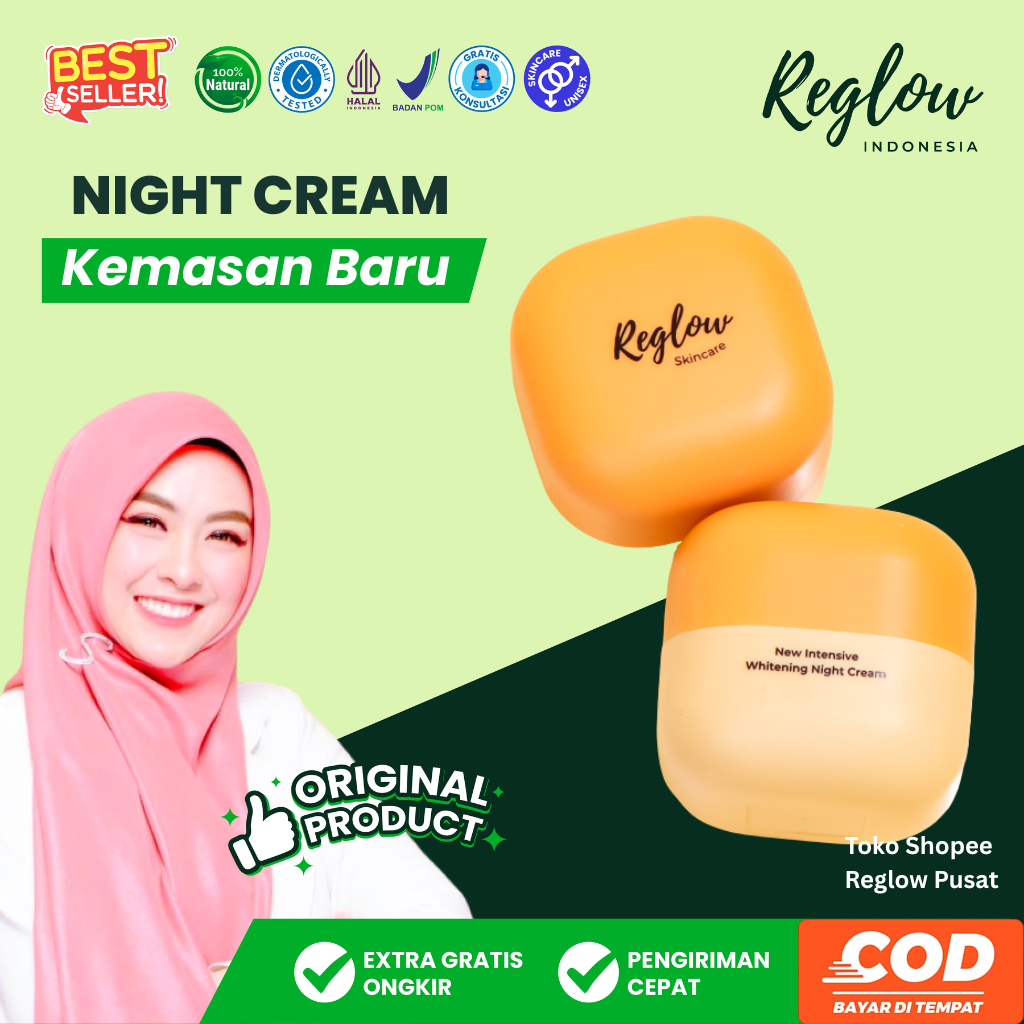 Reglow Intensive Night Cream Original cream malam reglow