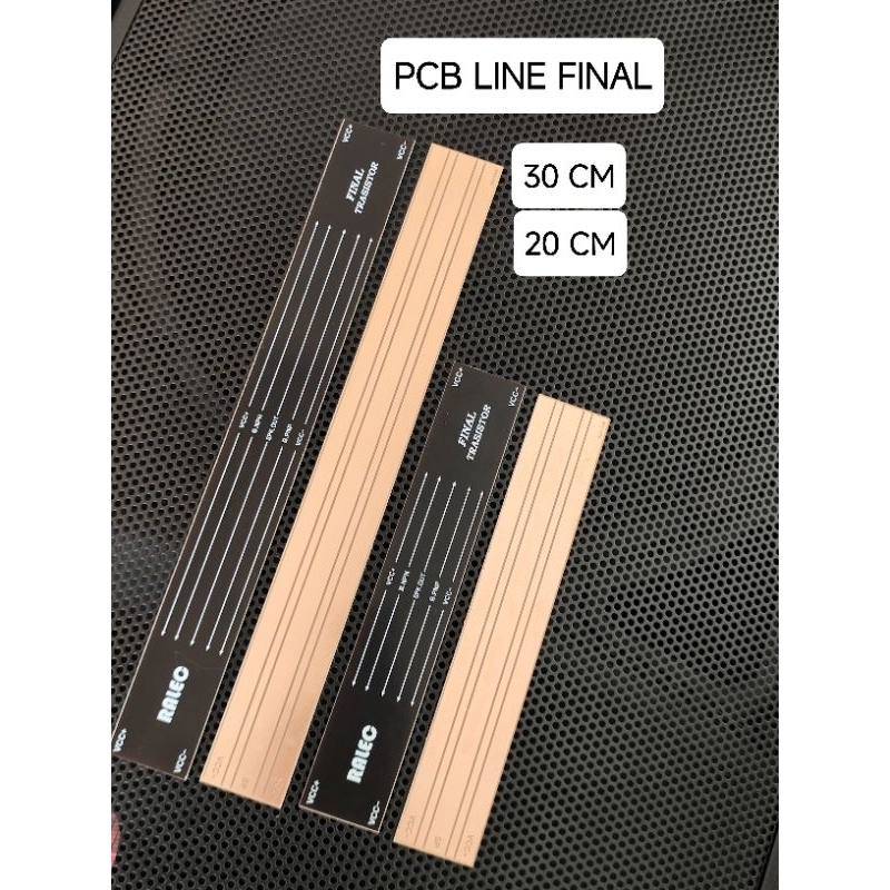 pcb line transistor final 30 cm 20cm