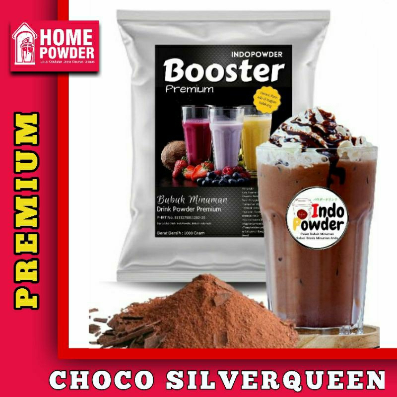 

Bubuk Minuman Powder Booster Premium Coklat Choco Silverqueen 1kg Premium spesial cafe dan resto Kedai Minuman