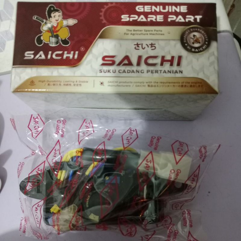 AVR SAICHI PLASTIK HITAM & ALUMINIUM AVR GENSET 2KW 1500-2500 WATT