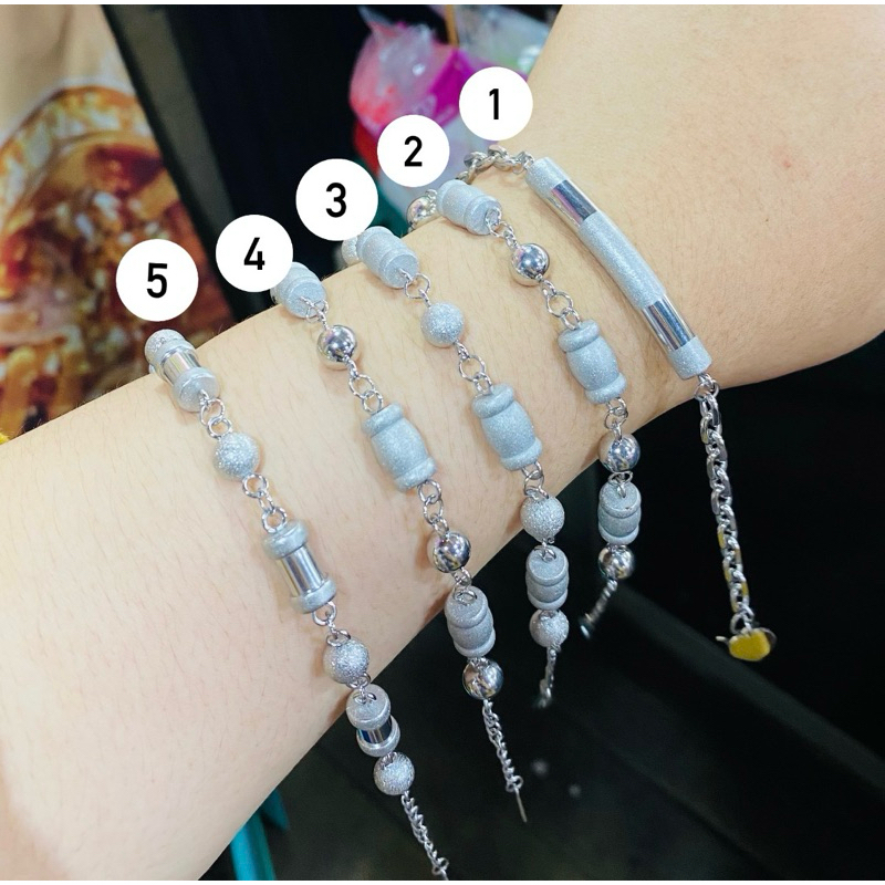 gelang Titanium motif bambu