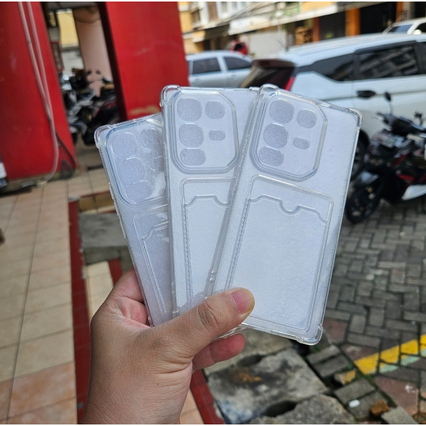 2023 Soft Case Bening + SLOT Kartu INFINIX NOTE 40 40s Pro Pro+ 30 30PRO 12 2023 12 VIP G96 Zero 5G/