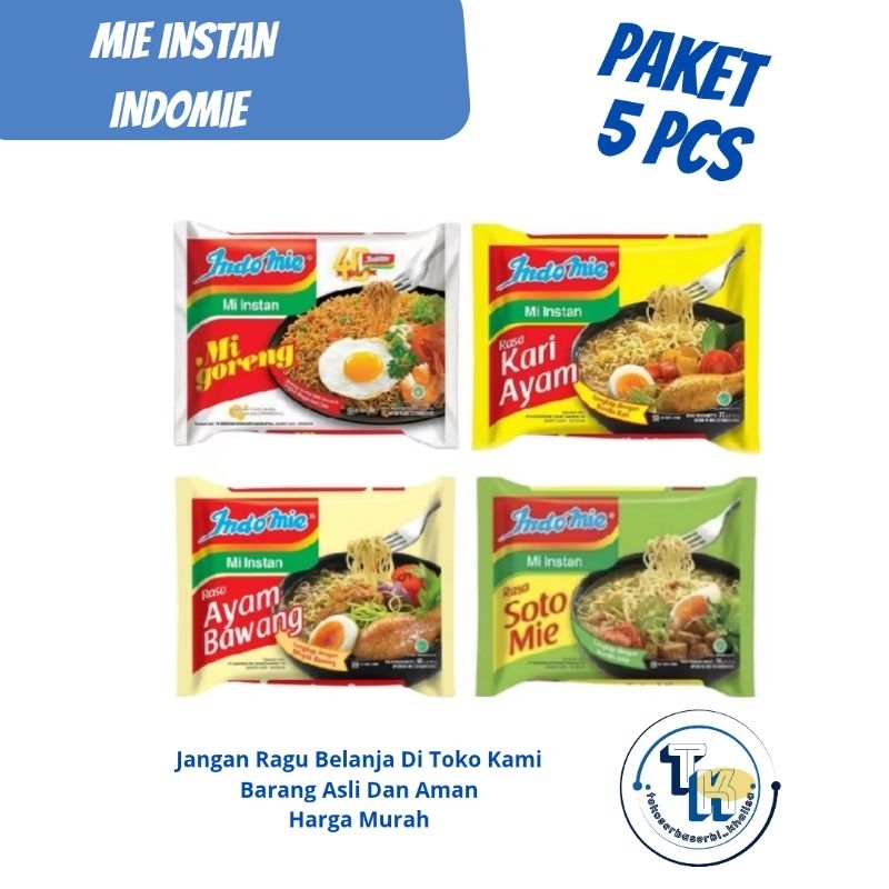 

Indomie paket 5 pcs semua varian