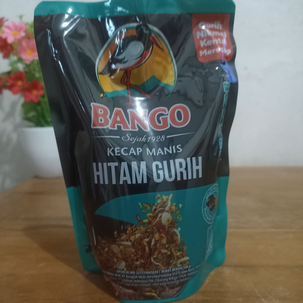 

Kecap bango hitam gurih 550gr.