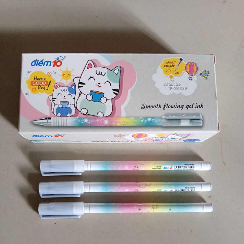 

Pulpen ThienLong Diem 10 TP-Gel039 hitam (1 pak isi 20 pcs)