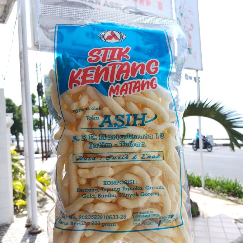 

Kerupuk Stik Kentang - Krupuk Stik Kentang (Matang) Toko Asih