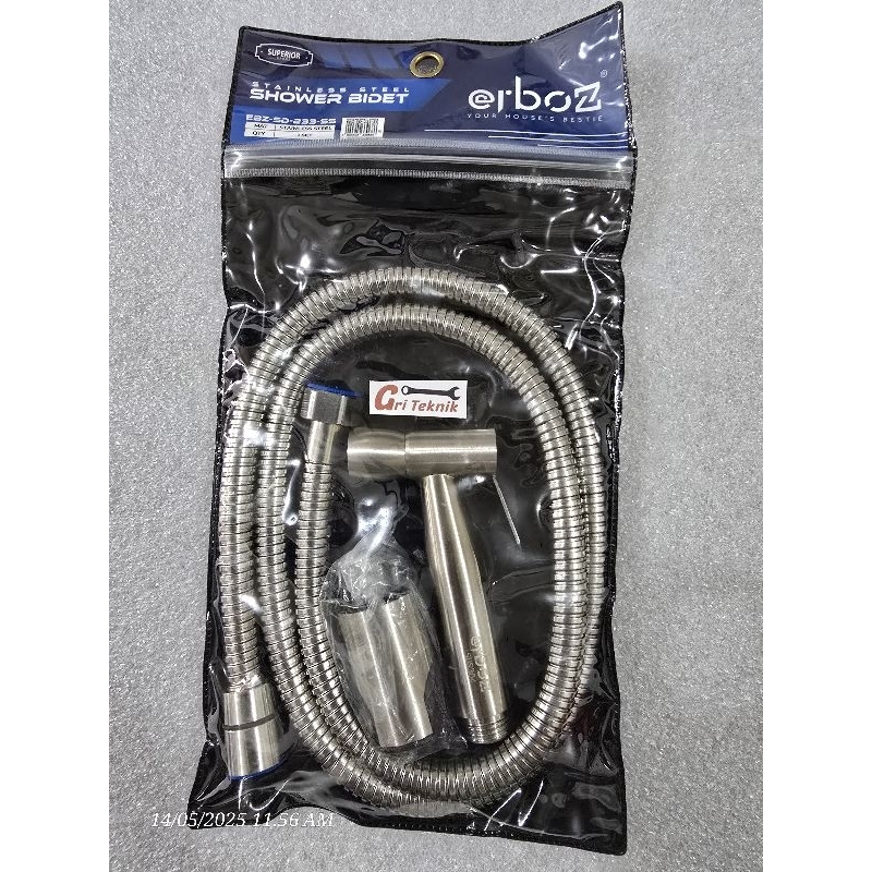 SHOWER BIDET STAINLESS SUS-304 ERBOZ  / SHOWER CEBOK / SHOWER KLOSET / JET SHOWER STAINLESS