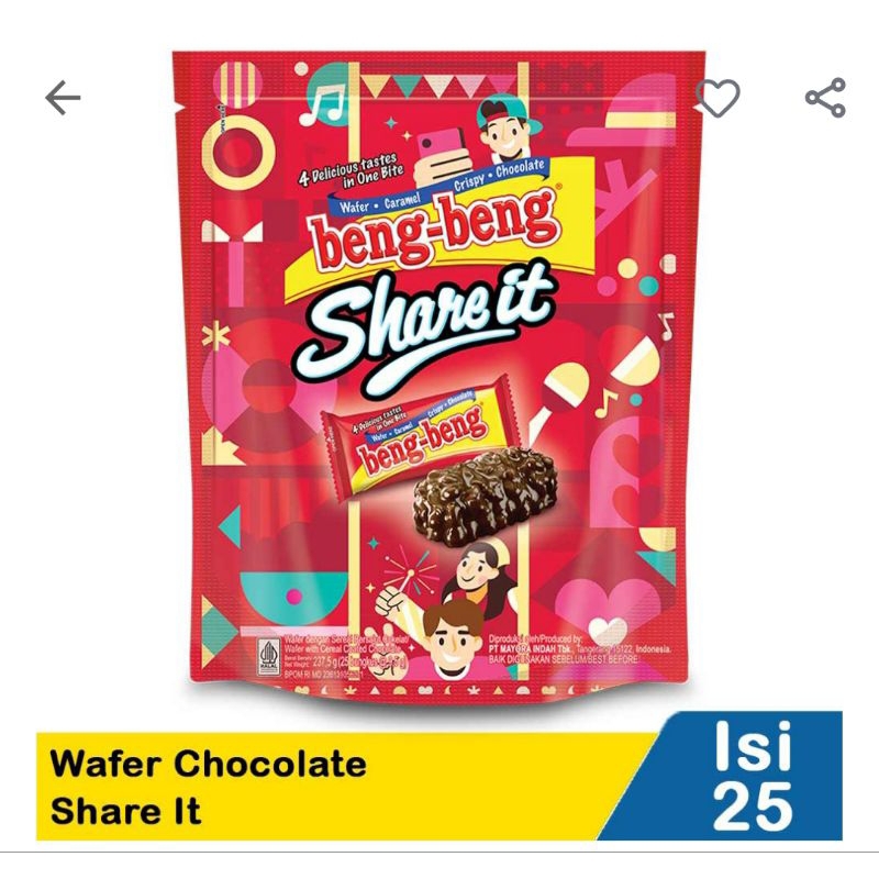 

Beng Beng Wafer Coklat share it (25's)