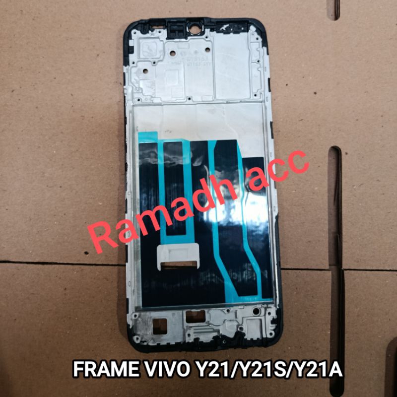 Frame Tulang Tengah VIVO Y21/Y21S/Y21A frame tulang tengah tatakan LCd