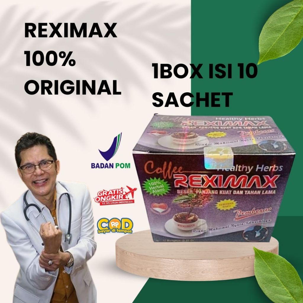 

Terlaris Kopi Reximax 1 Box isi 10 Sachet | Kopi reximax original