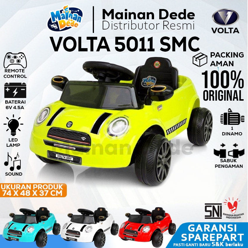

Mobil Aki Anak VOLTA 5011 SMC VOLTA TOYS V5011 V 5011 Electric Toys Dengan Remote Control